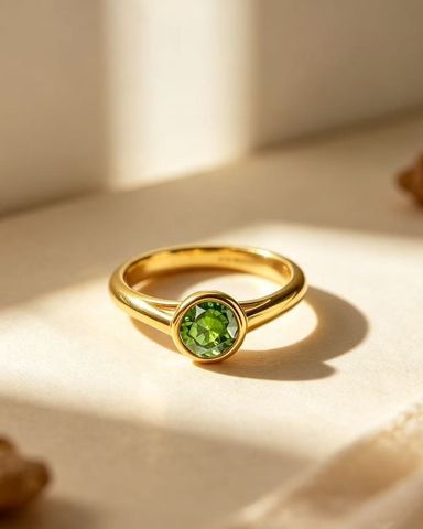 Anillo con piedras preciosas