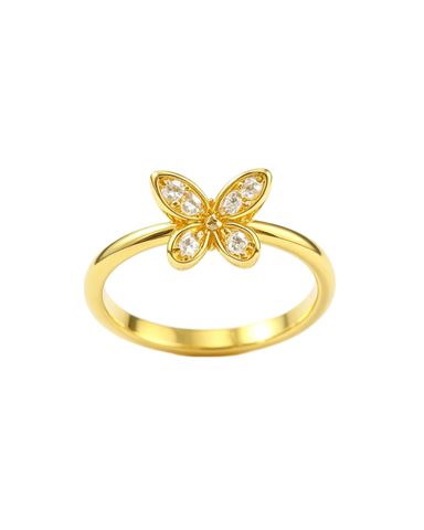 Kleiner Zirkonia-Ring mit Schmetterling