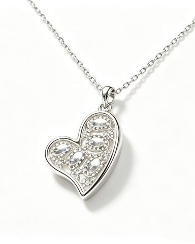 Vintage Cut-out Heart Necklace