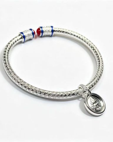 Vintage Round Pendant Bracelet