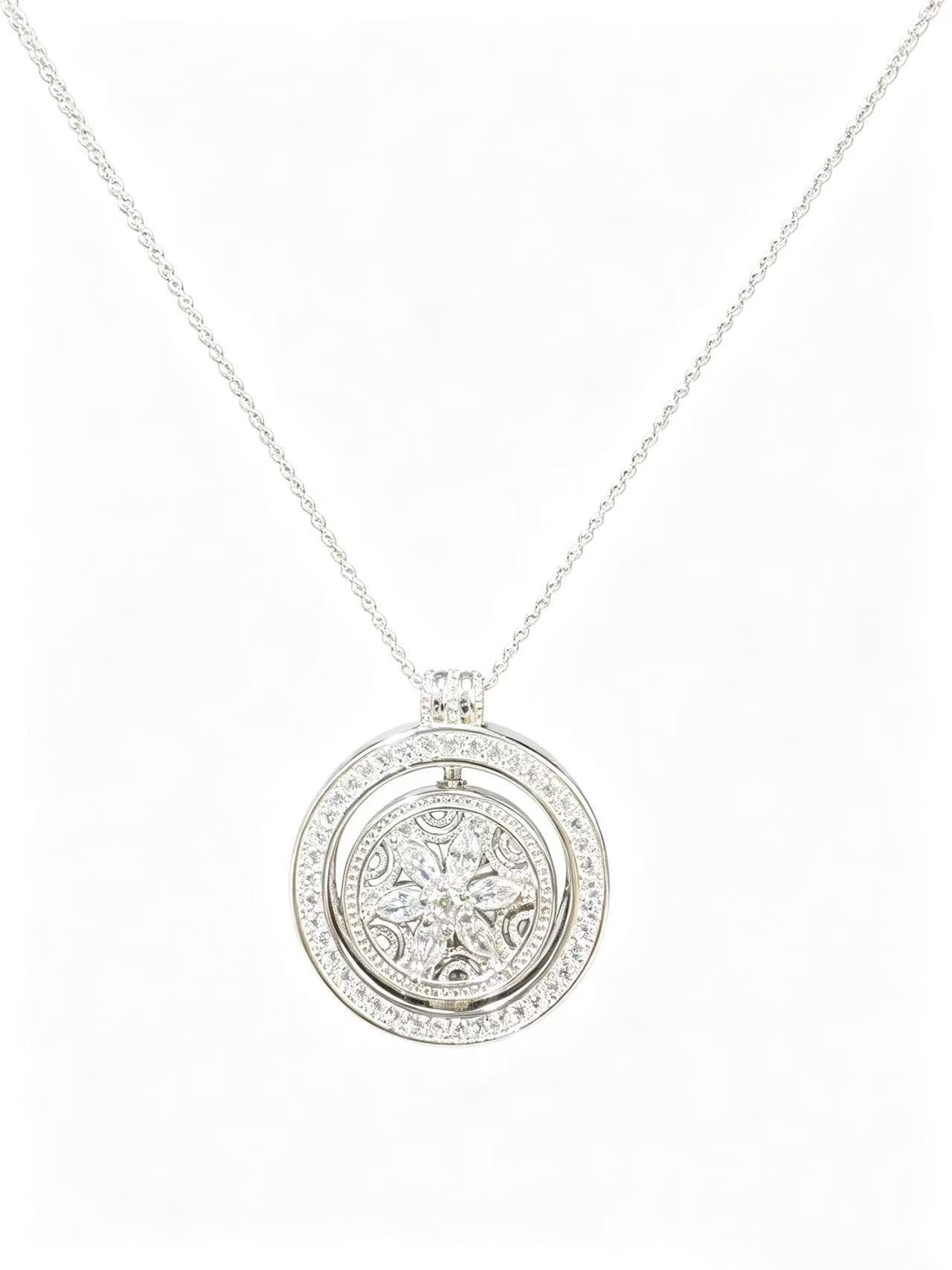 Collar de copo de nieve giratorio