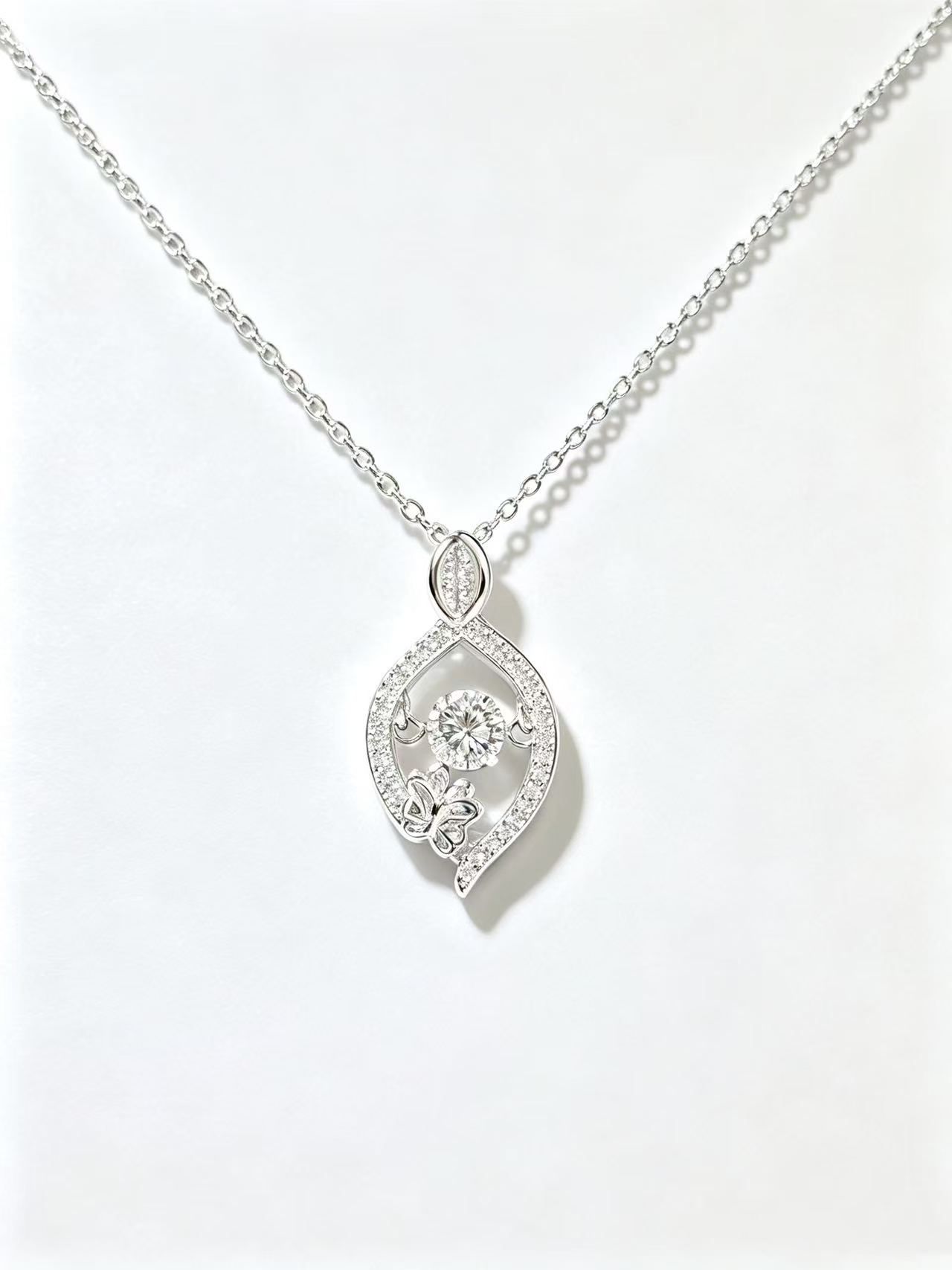 Openwork Butterfly Necklace