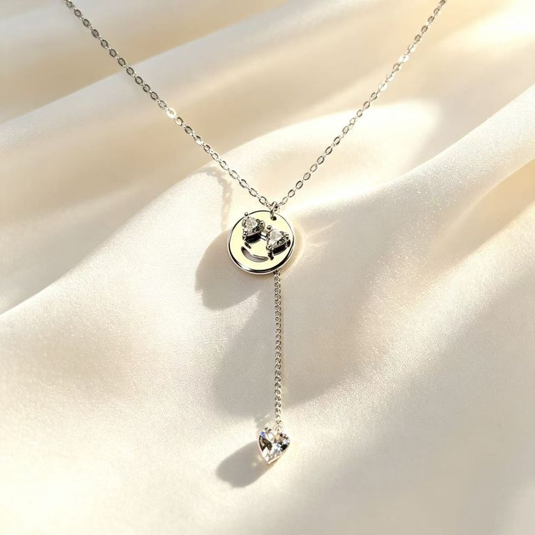Smiley Face and Heart Necklace 4
