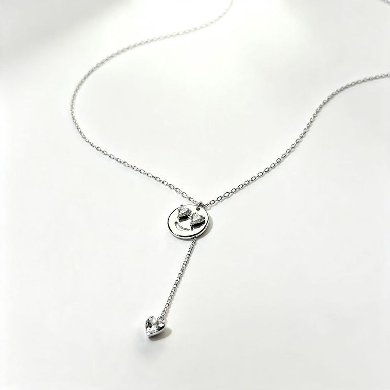 Smiley Face and Heart Necklace 6