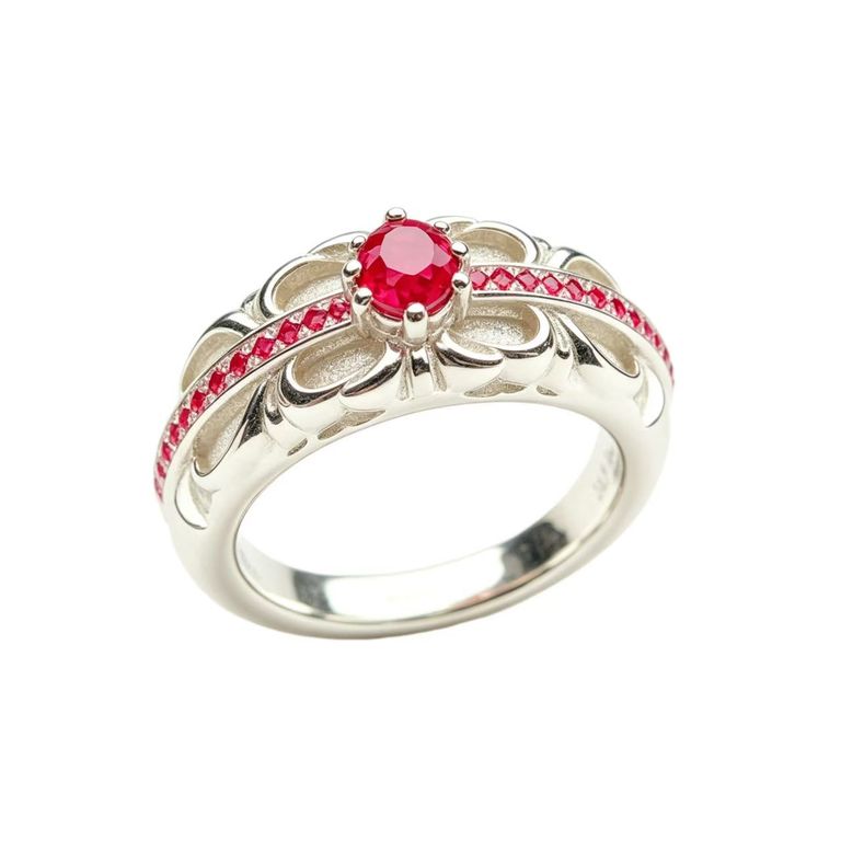 Anillo de estilo vintage con incrustación de circonita cúbica 4