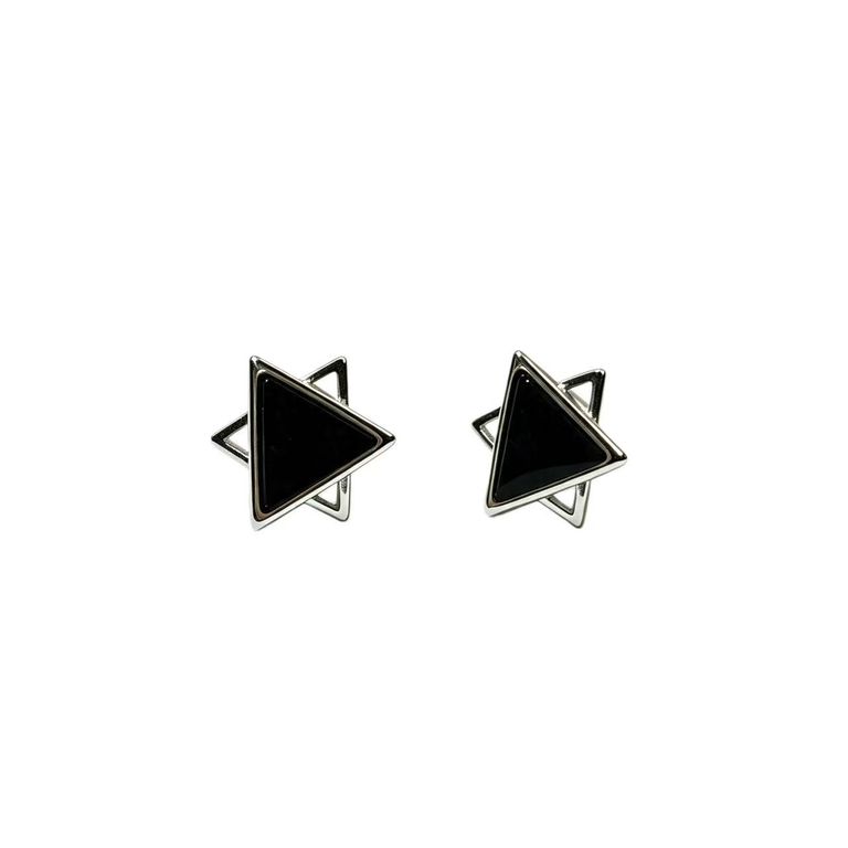 Triangle stud earrings 2