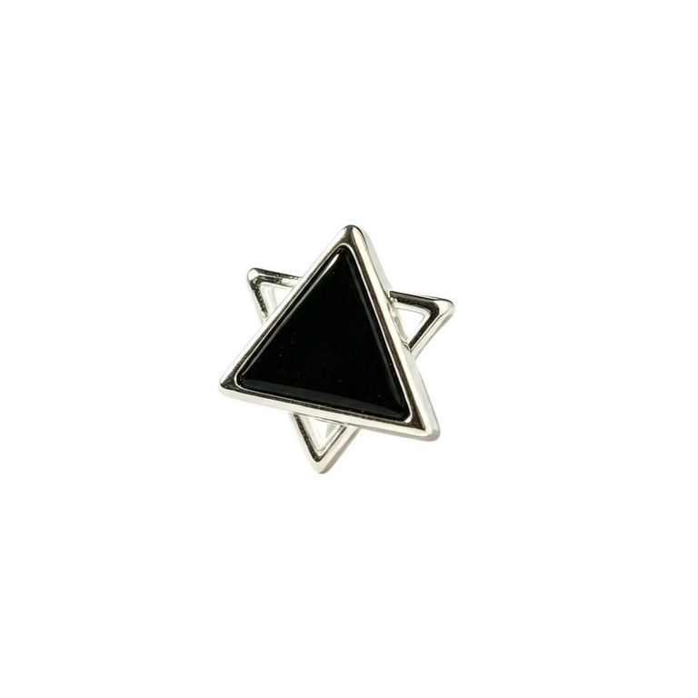 Triangle stud earrings 5