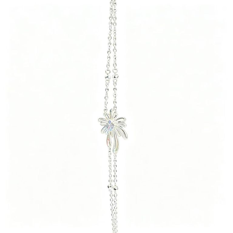 Iridescent Fireworks Double-Layer Necklace 6