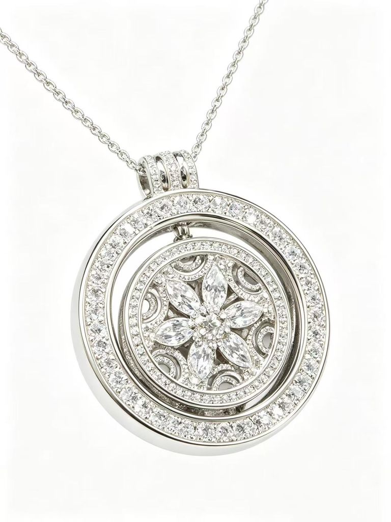 Collar de copo de nieve giratorio 5