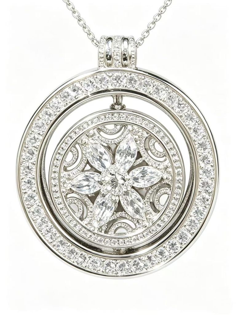 Collar de copo de nieve giratorio 6