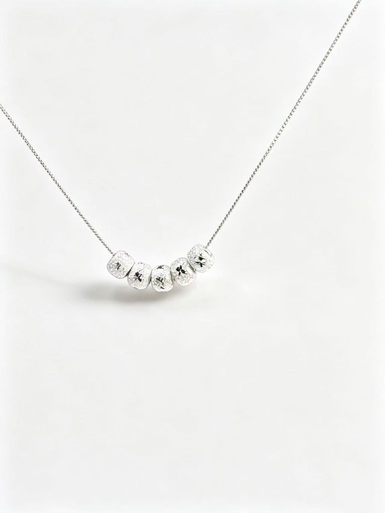 Cube Bead Necklace 5