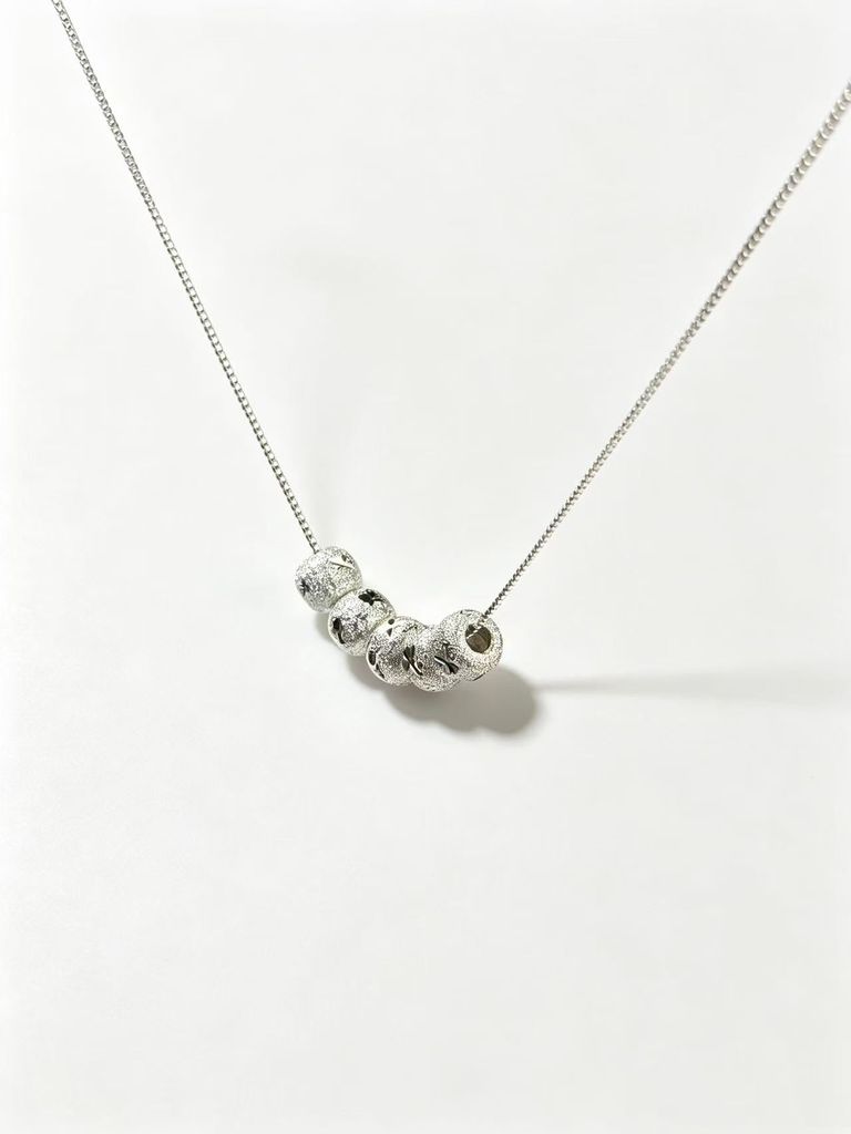 Cube Bead Necklace 3