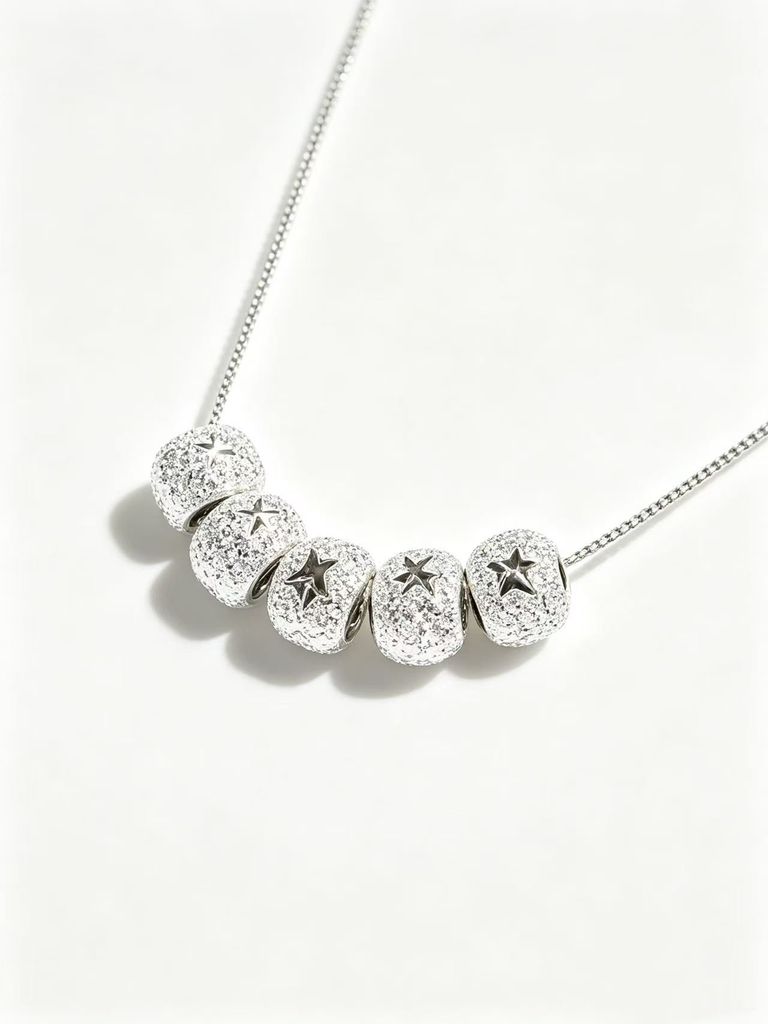 Cube Bead Necklace 2
