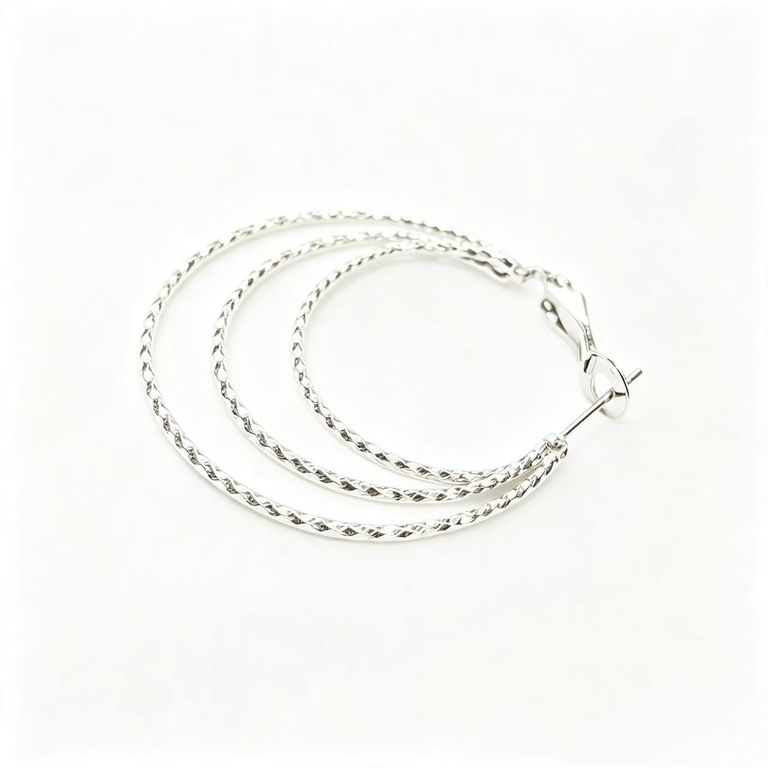 Vintage-style three-tier earrings 6